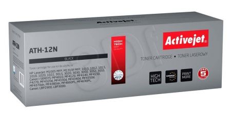 Toner Activejet ATH-12N (do drukarki Canon Hewlett Packard  zamiennik HP 12A/Canon CRG-703/FX-10 Q2612A supreme 2300str.