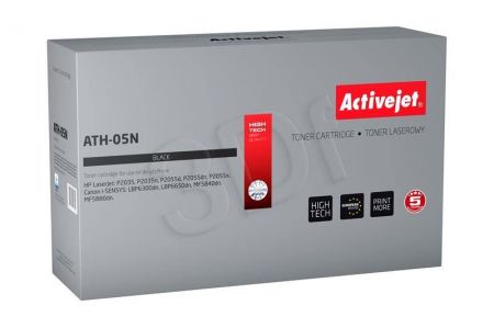 Toner Activejet ATH-05N (do drukarki Canon Hewlett Packard  zamiennik HP 05A/CRG-719 CE505A supreme 3500str. czarny)
