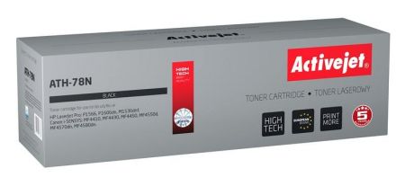 Toner Activejet ATH-78N (do drukarki Canon Hewlett Packard  zamiennik HP 78A/Canon CRG-728 CE278A supreme 2500str. czarn