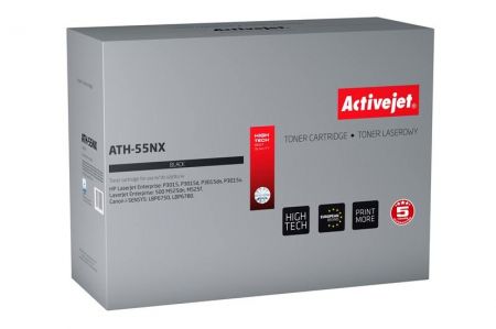 Toner Activejet ATH-55NX (do drukarki Canon Hewlett Packard  zamiennik HP 55X/Canon CRG-724H CE255X supreme 12500str. cz