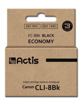 Tusz Actis KC-8Bk (Canon  CLI-8BK) standard 14ml czarny Chip